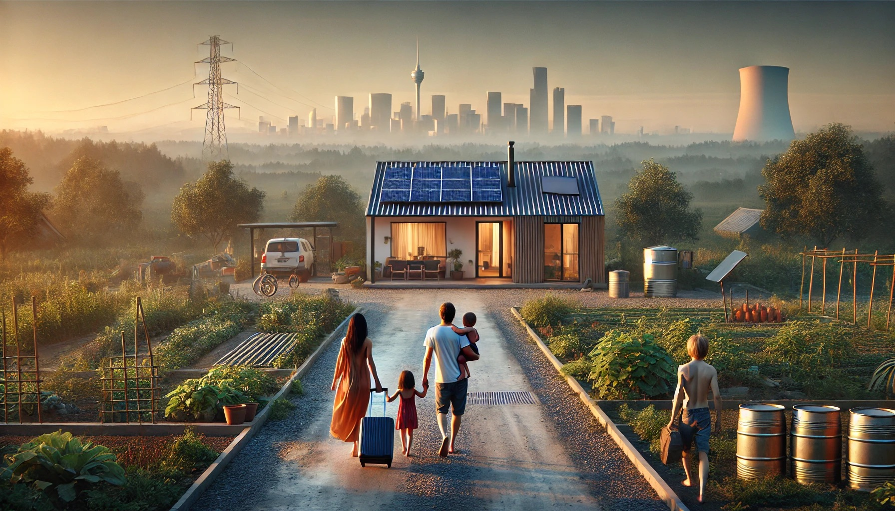 The Polichinelle Post Societal crisis living in rural area